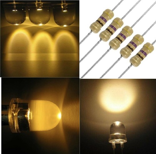 Diodi led bianco caldo - pz.,
