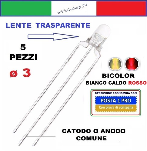 Diodo led bicolore bianco - diodo,