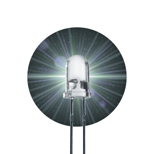 100 diodi luminosi led mm - 5,