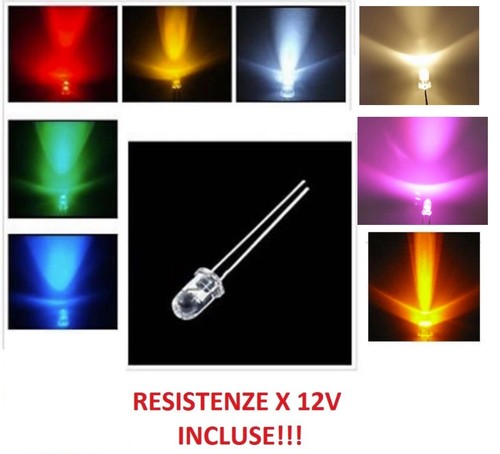 Led 3mm alta luminosità - led,
