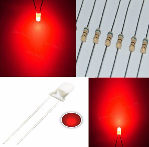 Diodi led rosso - led, luce