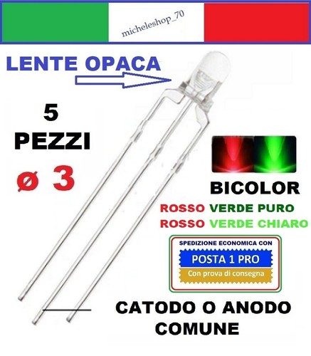 Diodo led bicolore rosso - diodo,