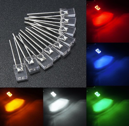 Led 2x5x7mm rettangolari - 10,