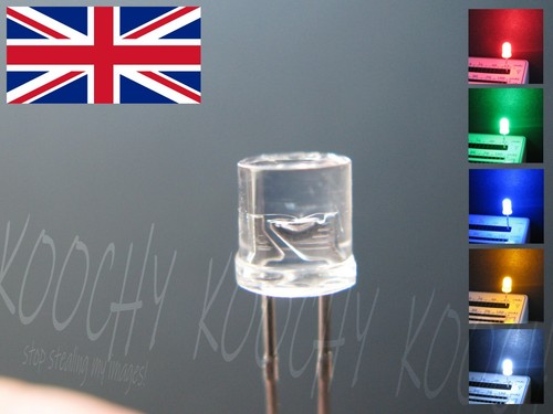 5mm led flat top - flat,