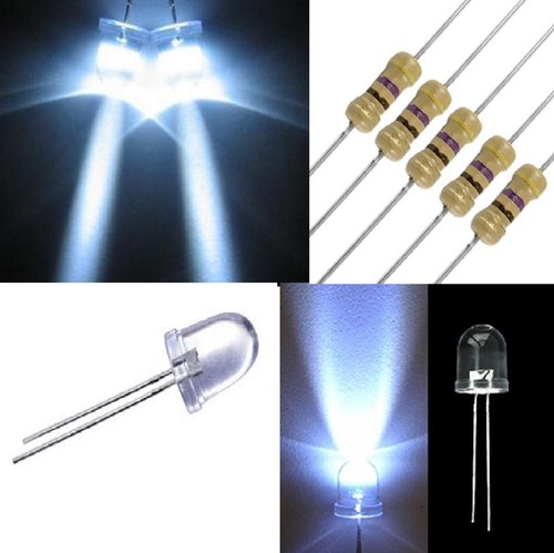 Diodi led mm bianco - 10,