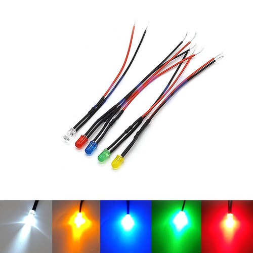 Lampadina led precablata 3mm - lampadina,