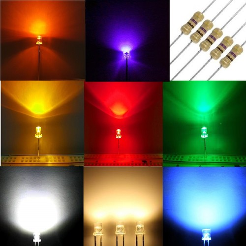 Diodi led testa piatta - 10,