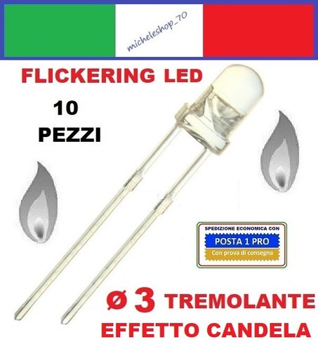 Diodo led tremolante diametro - tremolante,