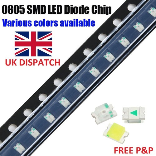 0805 chip diodo emissione led - chip,
