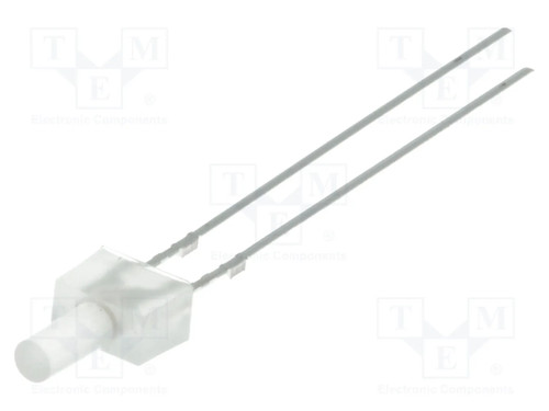 Led 2mm bianco - 5x, 90°